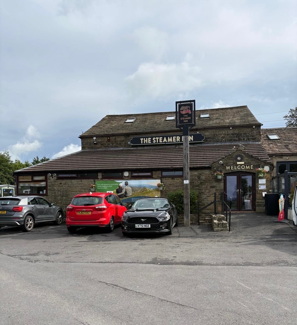 The front of The Steamer Inn bar and restaurant